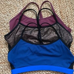 Fabletics medium impact sports bra small bundle